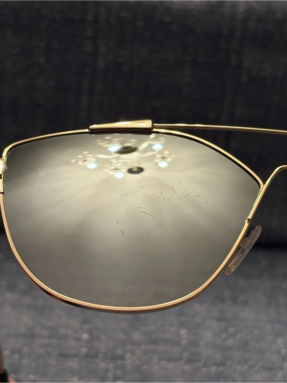 Tom Ford Jacquelyn Gold Frame Cat Eye Sunglasses with Gray Lenses